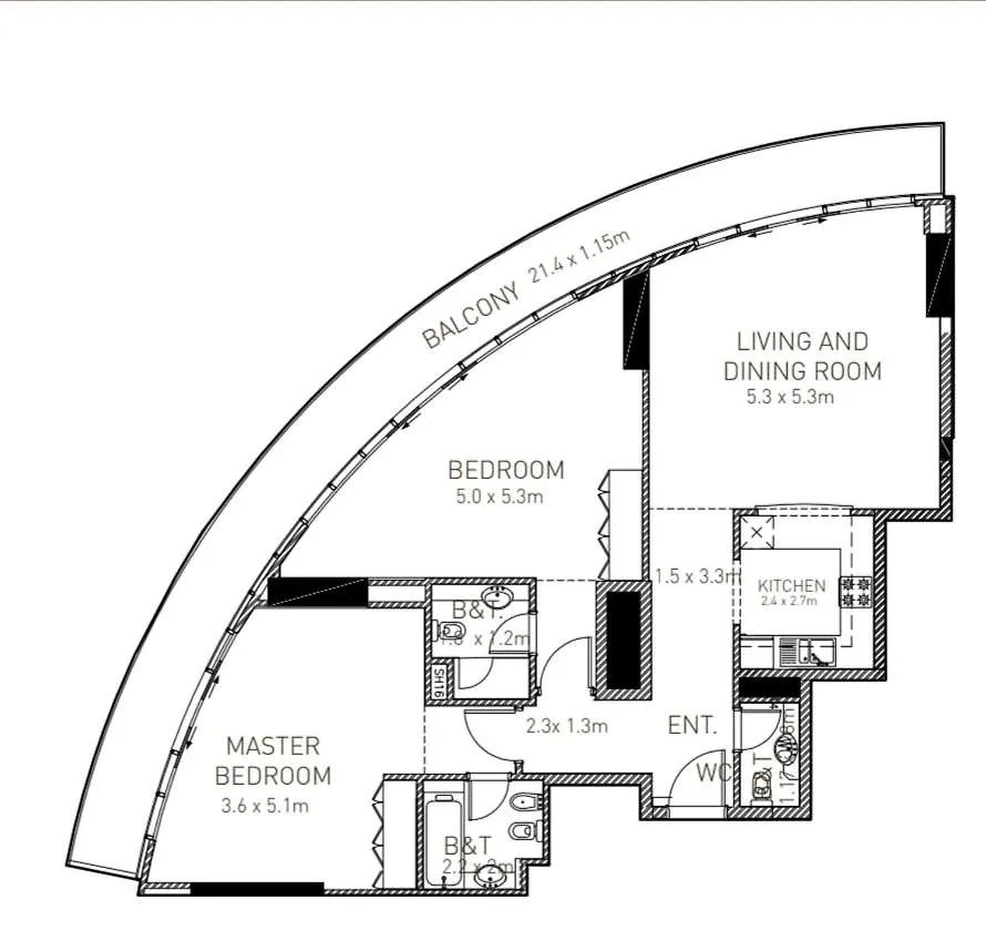 Diamond 2Br Luxurious Retreat In Al Reem Apartman Abu Dzabi